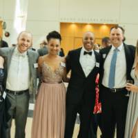 Guests posing at Enrichment.